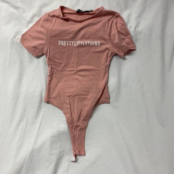 Pretty Little Thing Pink Bodysuit - Picture 1 of 6